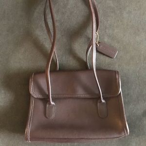 Coach small brown leather purse